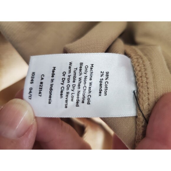 Talbots Woman Tan Corduroy Front-Zip Pencil Skirt Size 22W NWT - Picture 7 of 7